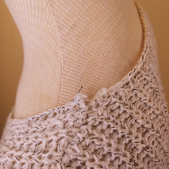 Papillon White Crew Neck Chunky Knit Sweater - Picture 3 of 8